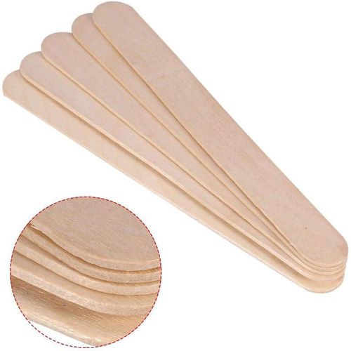 50 Pack Jumbo Wooden Craft Sticks Natural Popsicle Sticks for Icecream Sticks, Cakesicle, Treat Sticks, Wax Sticks, Waxing, Tongue Depressors, DIY Crafts, Art Projects, ICES, Mixing, Classroom Supply