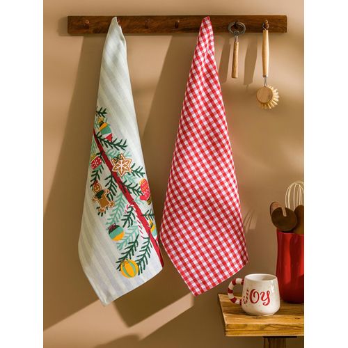 Patterned Dish Cloth 2 Pack 40X65 Cm