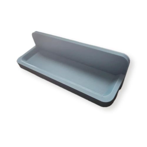 Wall Necklace Holder with Ring and Hair Tie Rack – Blue