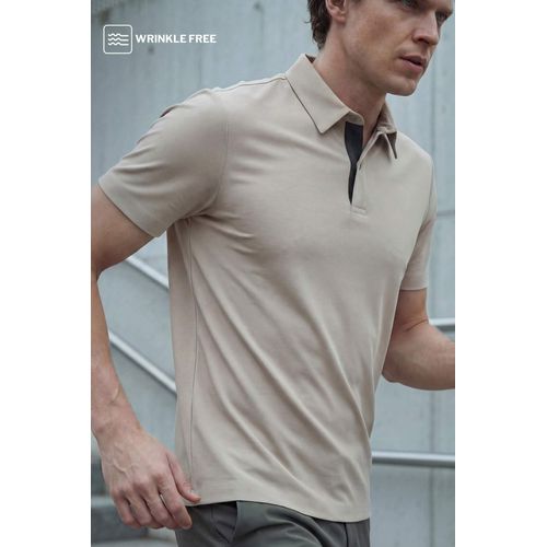 Flexible Slim Fit Polo T-Shirt