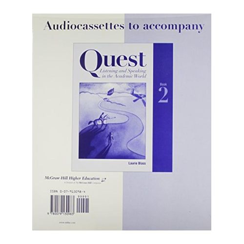 Quest Listening and Speaking in the Academic World - Book 2 Intermediate to High Intermediate - Audio Works Cassettes 8