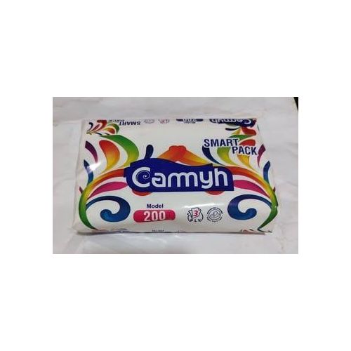 Cammyh facial tissue pack is a Smart Pack model.It features a 3-ply tissue construction for enhanced200 tissues, 6 packs,