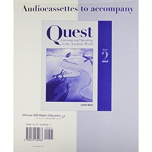 Quest Listening and Speaking in the Academic World - Book 2 (Intermediate to High Intermediate) - Audio Works Cassettes (8)