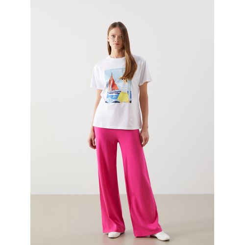 Elasticated Waist Women's Knitwear Trousers