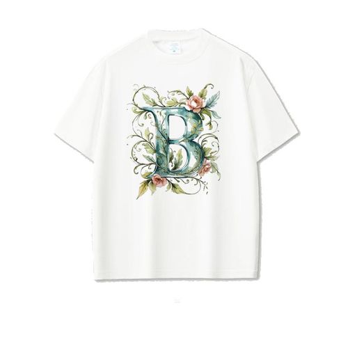 White cotton T-shirt Litter B