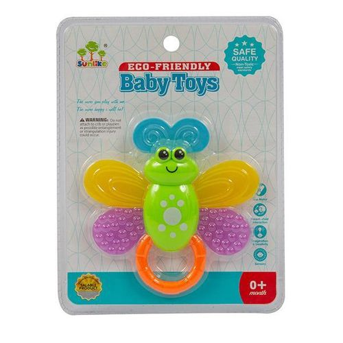 Butterfly Rattle - Butterfly Teether - Butterfly Rattle and Teether - Silicone Butterfly Rattle