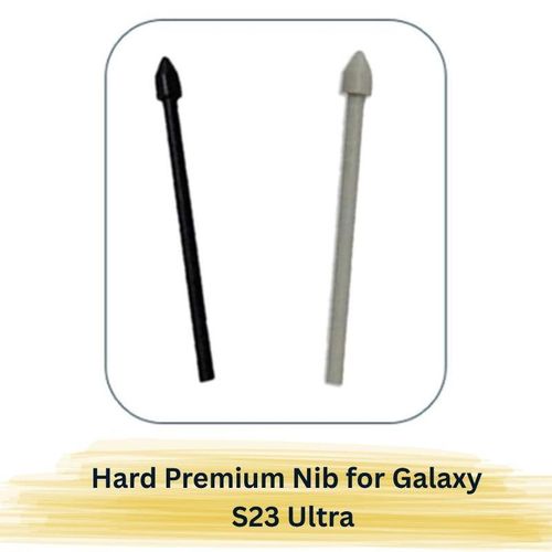 S23 Ultra S Pen Hard Premium Replacement Nibs - 2 hard nibs Black/Gray, Precision Tips Smoother Glide & Maximum Durability for Drawing & Note-Taking