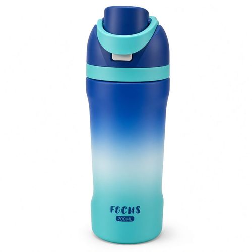 Focus 700ml Gradient Sports Water Bottle with One-Touch Flip Lid -1pcs