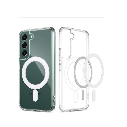 Magnetic for Samsung Galaxy S21 / Case, Compatible with Mag-Safe, Grade Drop Protection Anti Yellowing Slim Phone Case - Rugged Shockproof Protective Transparent Phone Cover(Clear)