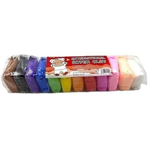 Non-Toxic 12 Different Color Fluffy Foam Clay with 3 Tools