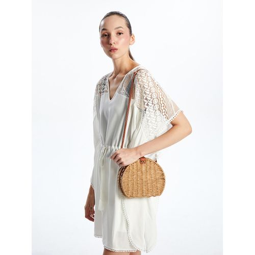 Women's Straw Shoulder Bag