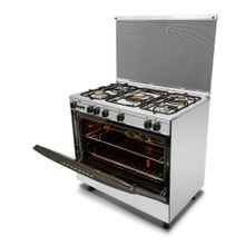 9700 Stainless Steel Gas Cooker - 5 Burners