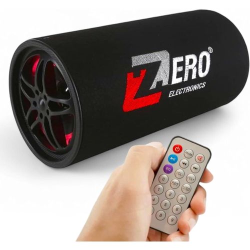 ZR-5 Car Subwoofer Bazooka Speaker AC-DC USB Bluetooth TF Card AUX Remote 6 Inch Bass (20Hz,2W) High Power Car Audio System Bass Speaker Shape Round