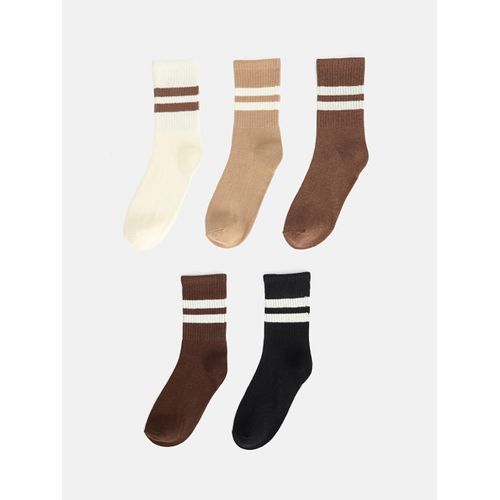 Striped Boy's Ankle Socks 5 Pack