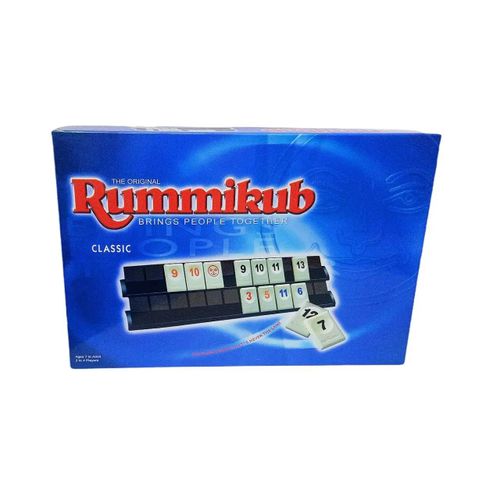 Rummikub Classic Tile Game – Family-Friendly Strategy Board Game with Numbered Tiles & Racks – Develops Logic, Pattern Recognition & Focus – Ideal for Kids, Adults, Game Nights & Travel – 2 to 4 Players – Ages 7+