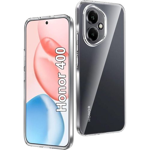 KAWAHINI Transparent Silicone Case for Honor 400 5G – Ultra-Slim, Flexible, and Clear TPU Phone Case Scratch-Resistant and Shock-Absorbent.