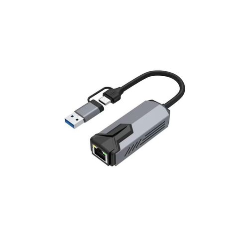 Ethernet Adapter 5000Mbps 5G USB 3.0 Type C to RJ45 Network Card Wired Ethernet Gigabit Adapter Card LAN Hub Compatible with MacBook iPad