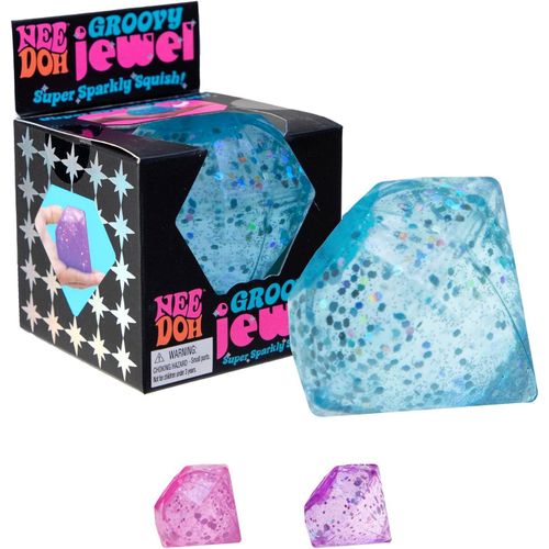 Nidoh Groovy Jewel Sensory Toy Glitter Jelly Ages 3 Color May Vary1 per laptop