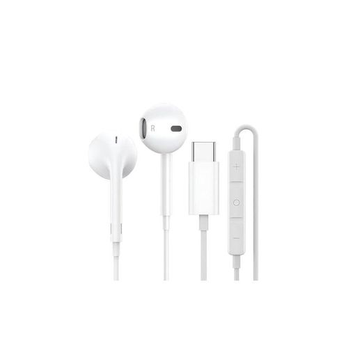 سماعات رأس USB C، سماعات أذن TPYE C ستيريو عالية الدقة مع خاصية إلغاء الضوضاء وميكروفون وتحكم في مستوى الصوت، متوافقة مع هواتف Samsung S20/S10 و Huawei P40/P30/Mate 20 و Google Pixel.