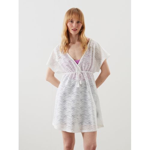 Double Breasted Lace Women's Beach Dress