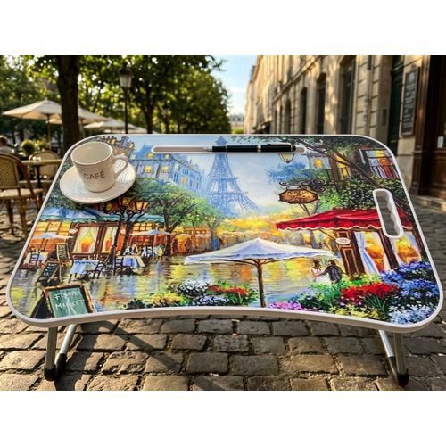 Portable Kids Folding Study Desk & Tray Table - Printed Pattern for Kids