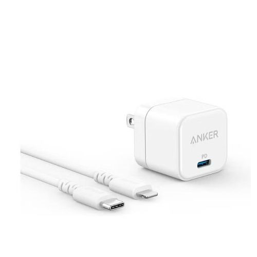 USB C Charger, Fast Charger with Foldable Plug, PowerPort III 20W Cube Charger for iPhone 14/14 Plus/14 Pro/14 Pro Max/13, Galaxy, iPad/iPad Mini and More
