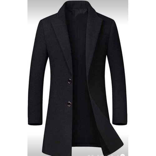 cloth Coat - Heather Black