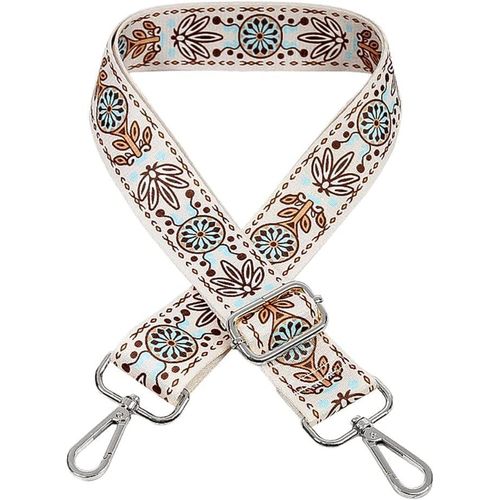 حزام حقيبة، حزام كتف عريض، حزام حقيبة قابل للتعديل، إكسسوارات حقائب نسائية، نمط عرقي، منسوج بشكل متقاطع قطريًا، حزام حقيبة يد