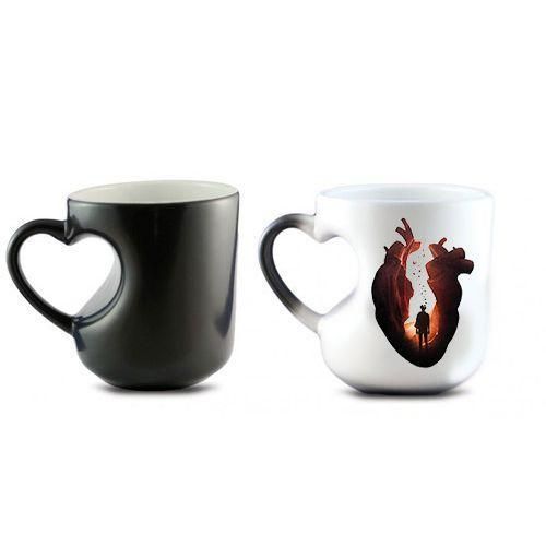 Valentine Magic Mug - Heart Handle Magic Mug -va6
