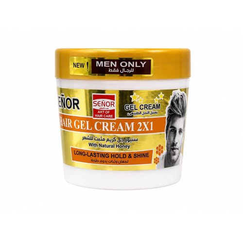 Hair Gel Cream 2X1 With Natural Honey For Men