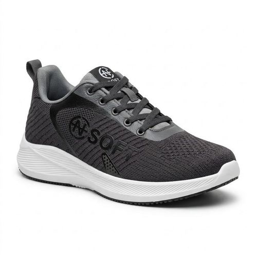 Men's Grey Sports Sneakers - Everyday Comfort & Value