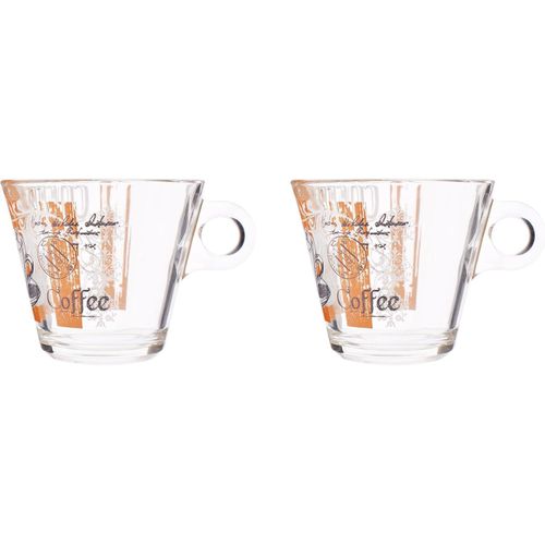 Original Tea Cups Glass 2-Pieces Set, 280 ml Capacity