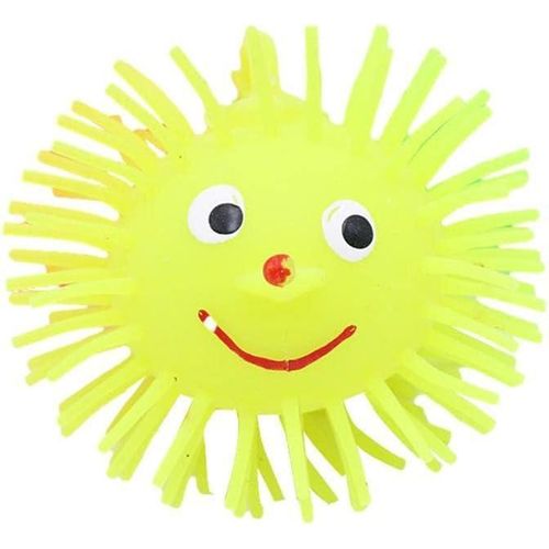LED Flashing Padded Balls, Squishy Luminous Balls, Rubber LED Squeeze Fidget Toys, Portable and Reusable, Flashing Strobe Lights Sensory Toy
