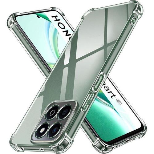 Honor 200 Smart Case Honor X7C Shockproof Silicone Protective Case Ultra Clear with Reinforced Corners and Soft TPU Bumper Cover Honor X7C Transparent