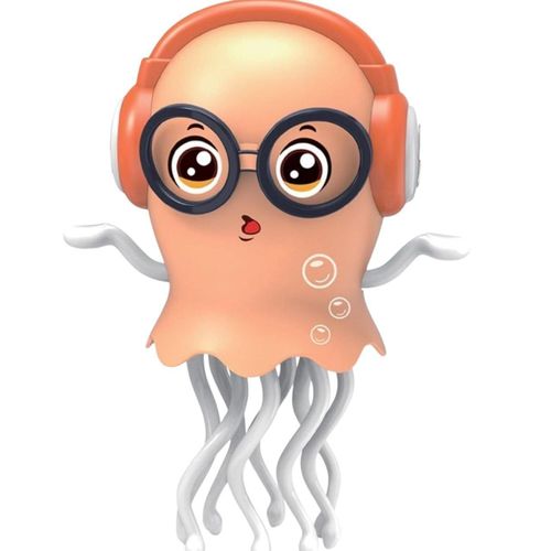 Dancing Octopus Toy for Kids, Electric Crawling Jellyfish Toy with Light and Music, Luminous and Moving, Birthday Gift for Boys and Girls