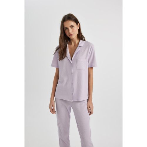 Short Sleeve Pajamas Top-Fall In Love