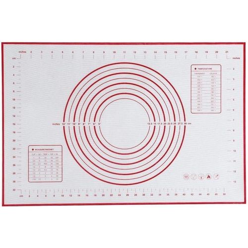 Silicone dough and baking mat, multi-colored