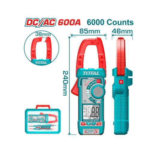 Digital DC/AC clamp meter 600 Ah. - TMT766002