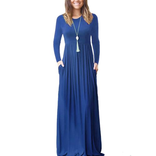 Fg فستان نسائى طويل قطن