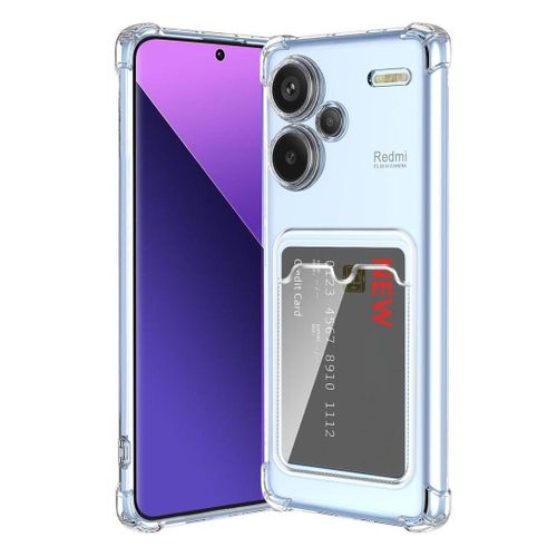 Redmi Note 13 Pro Plus/Pro+ 5G Case - Clear TPU, Slim, Shockproof, with Card Slot