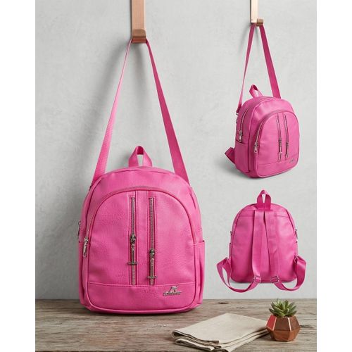 Elegant Womens Backpack Multi-Pocket Bag with Extra Shoulder Strap