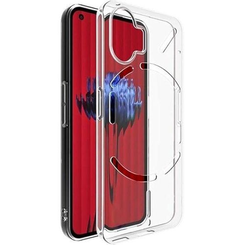 Nothing Phone 2 case, transparent flexible scratch-resistant from thermoplastic polyurethane with precise openings for a luxurious look, back cover with elevated camera protection.