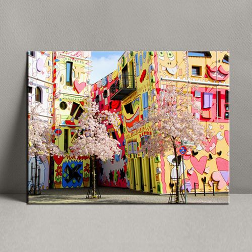 Modern Tableau - 40 X 30 Cm تابلوه مودرن مبانى ملونة