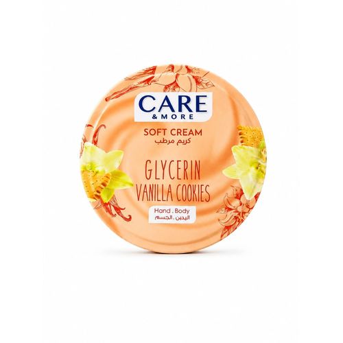 Care & More Soft Cream Glycerin Vanilla Cookies For Hand & Body 75 Ml