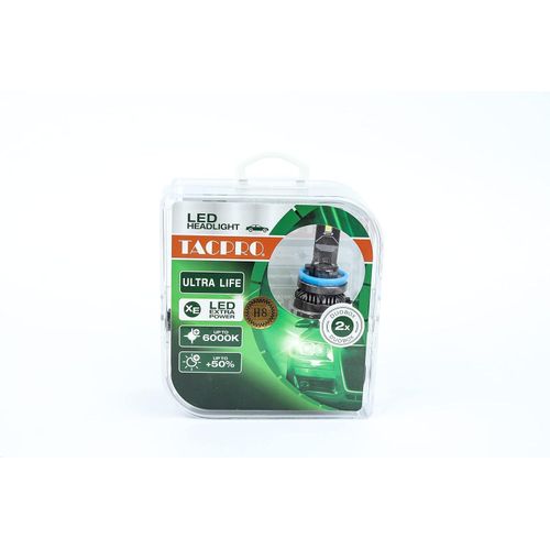 أضواء تاك برو LED للسيارة، المصابيح الأمامية والخلفية، (H 8) الأصلي، مصباح الضباب، مناسب للعديد من السيارات - تويوتا، أخضر