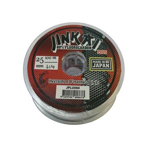 fishing line invisible and continuous jinkai80% fluorocarbon 100m size 25