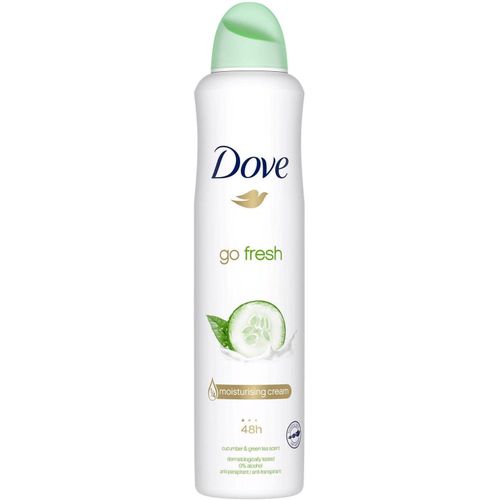 Go Fresh Antiperspirant Deodorant Spray - Cucumber and Green Tea - 48h - 250ml
