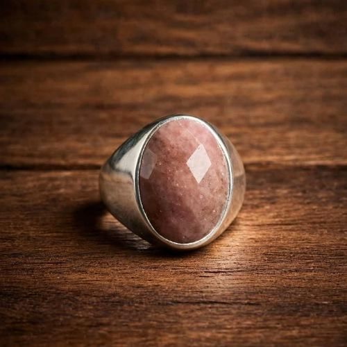 Men's ring made of 925 Italian silver