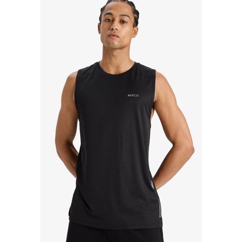 Man Crew Neck Slim Fit Athlete - Black