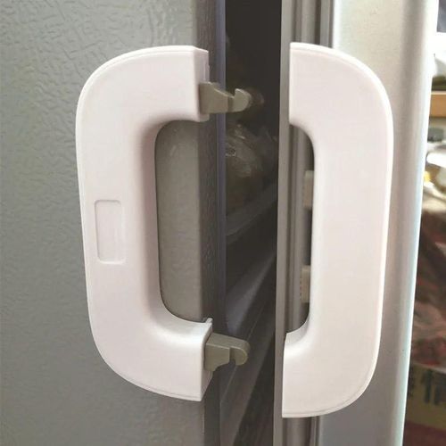 Home refrigerator lock - guaranteed protection with an innovative design. Smart refrigerator door lock with a strong installation and easy removal.